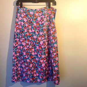 Loft midi linen skirt Size 2P